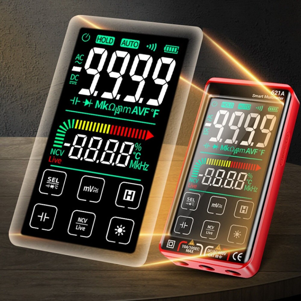 DC/AC 10A Smart Digital Multimeter Multi-meter Tester Touch Screen Rechargeable