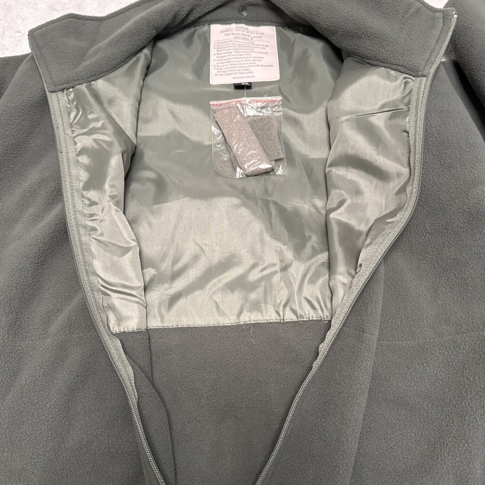 Tru-Spec Olive Drab Microfleece Jacket Liner New With Tags