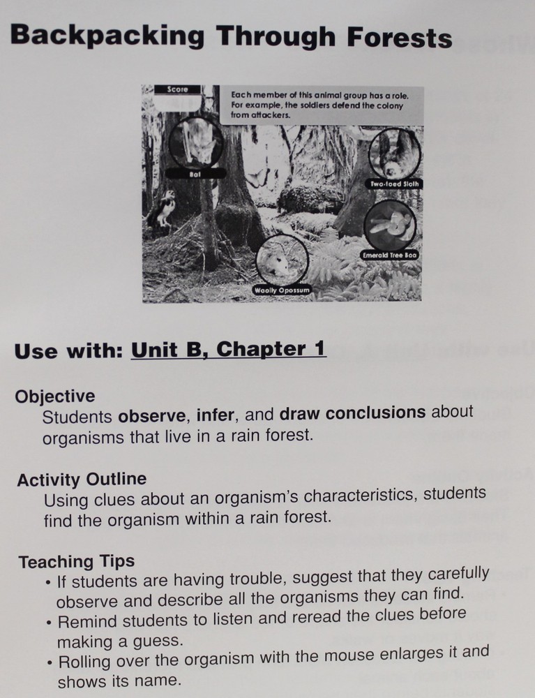 Harcourt Science Explorations Cd-ROM & Teacher Guide Package For Grade 3