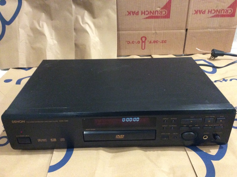 Denon DVD-1500 DVD Player Tested NO REMOTE