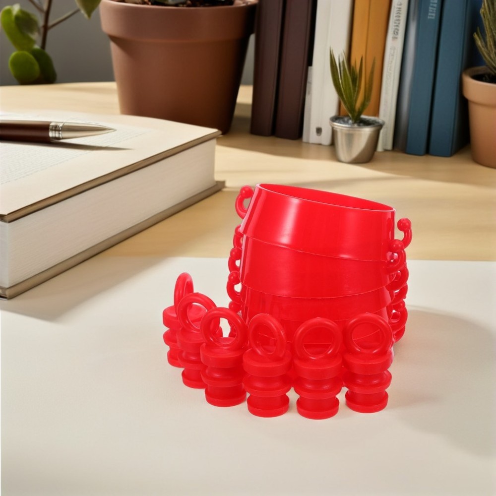 Plastic Chain Connector Safety Cone Collars Kit for Driveway Barrier