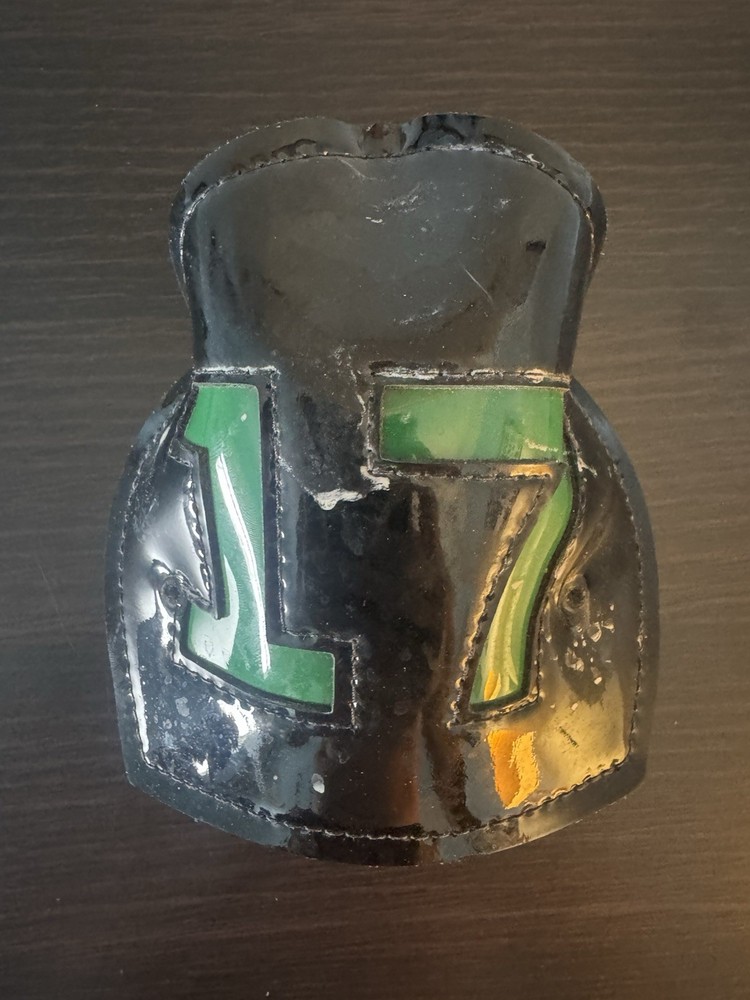 Leather Fire Helmet Front Boston Style #17 Shield