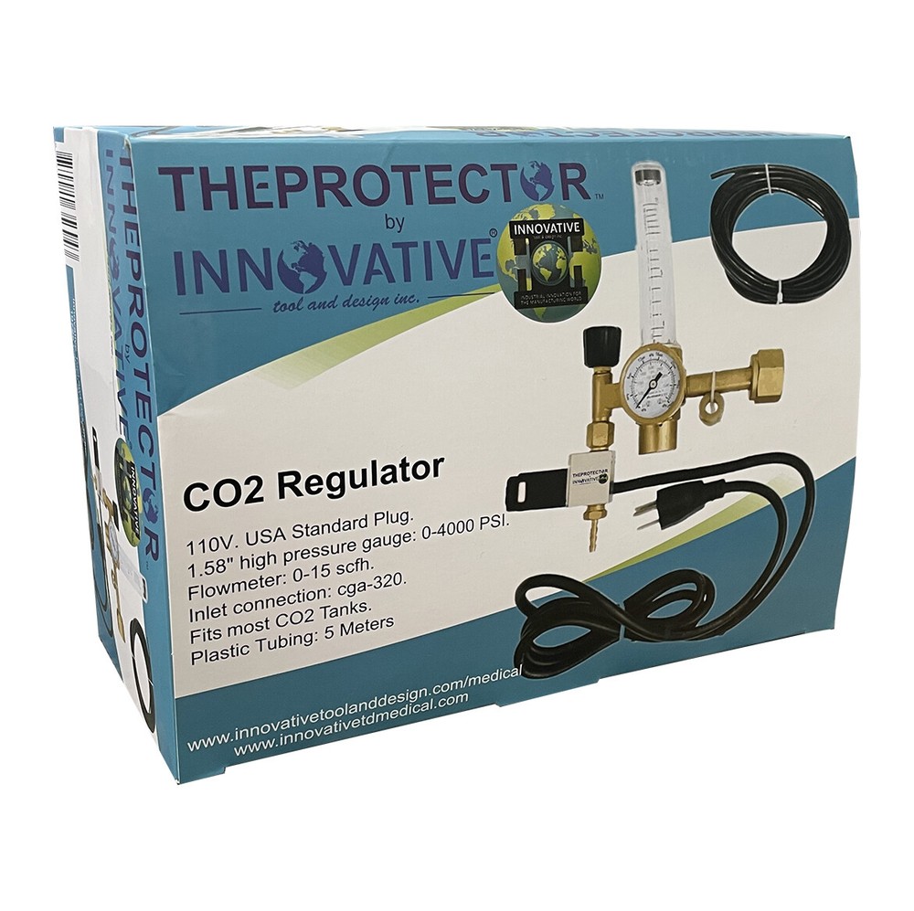 CO2 Regulator, Carbon Dioxide, Grow Regulator, hydroponic Control gas flow meter