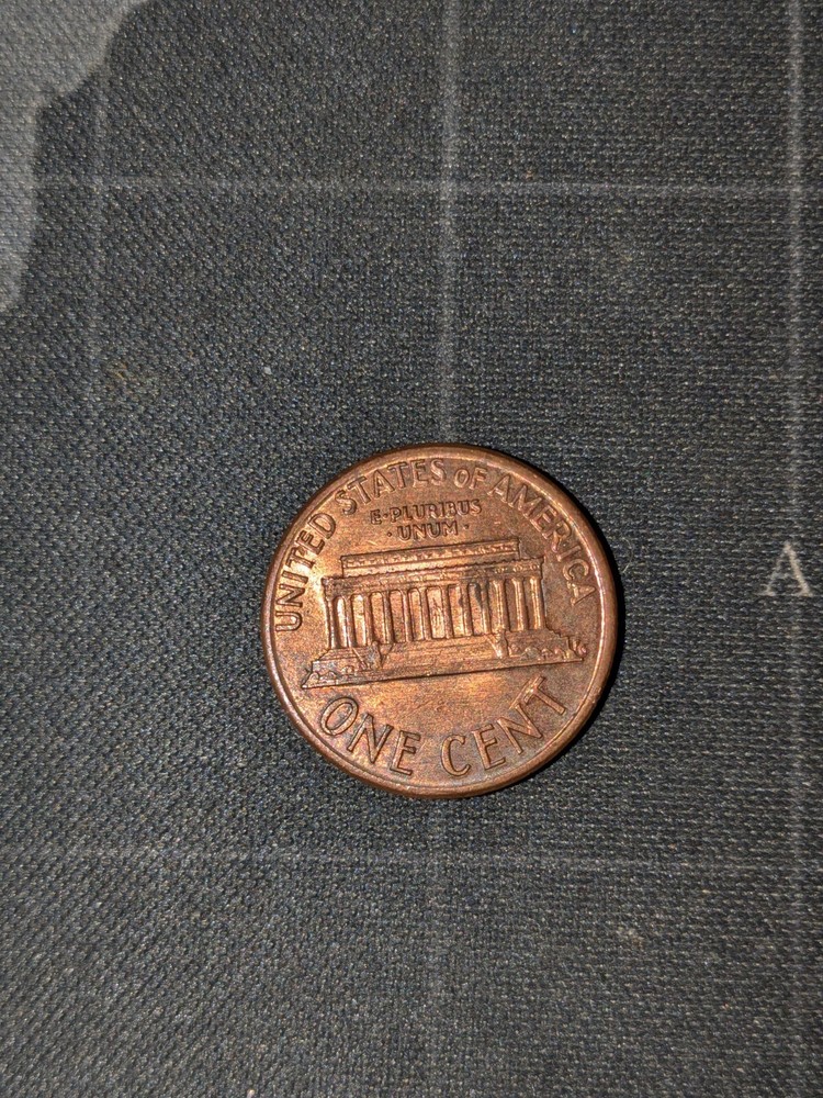 1991 P Lincoln Memorial Cent Misaligned Die Error