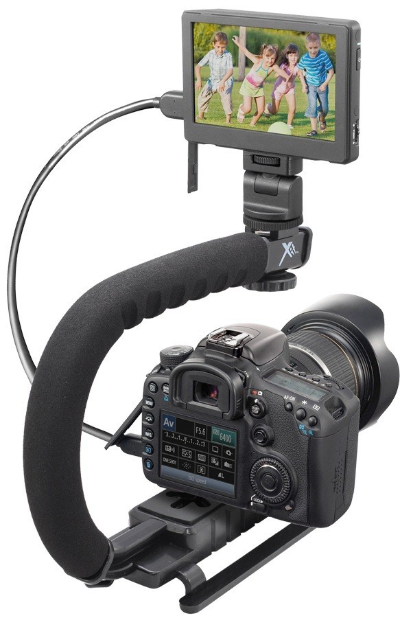 Pro Deluxe Video Stabilizing Bracket Handle for Sony HDR-SR12