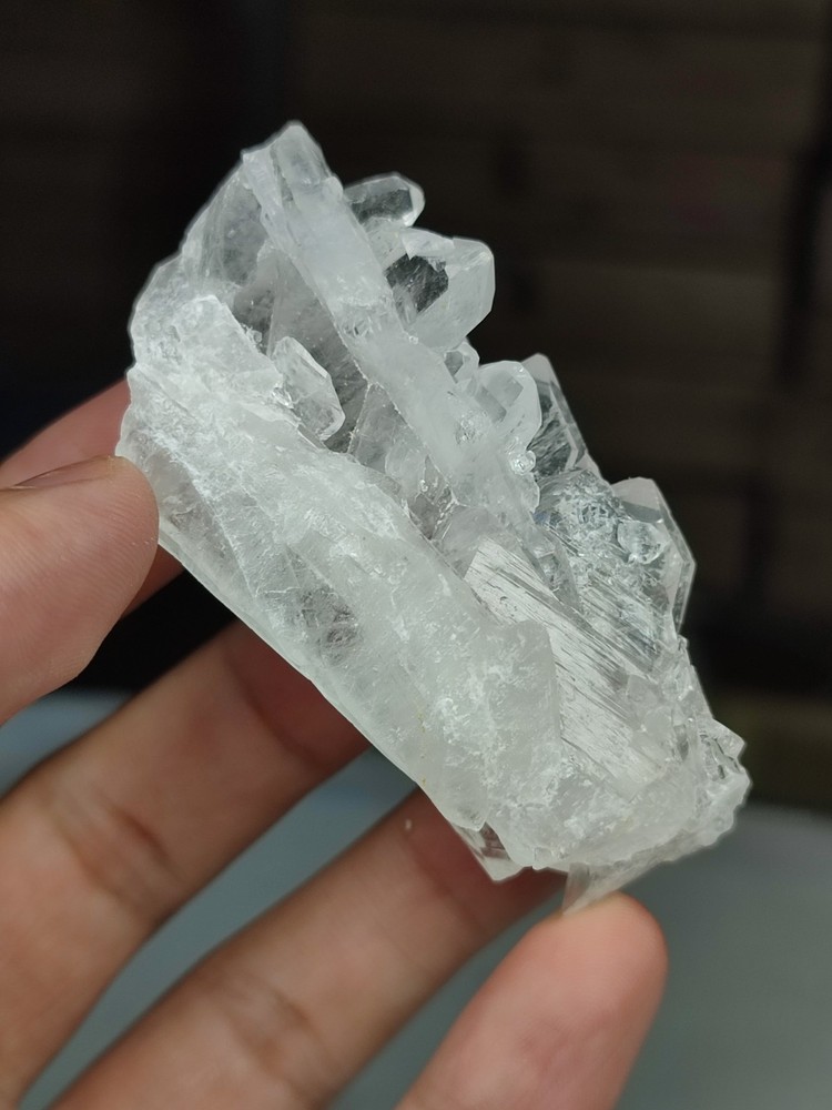 Faden Quartz Crystal With Good Luster & Nice Termination-Pak.