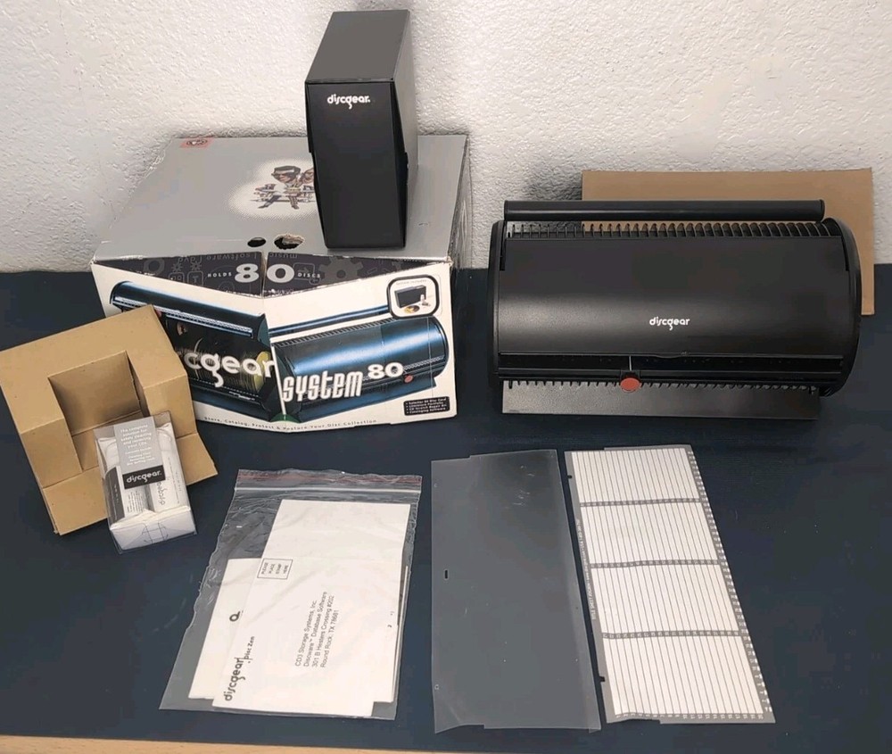 Discgear Disc Zen Selector System 80 Storage Catalog Restore Media CD DVD