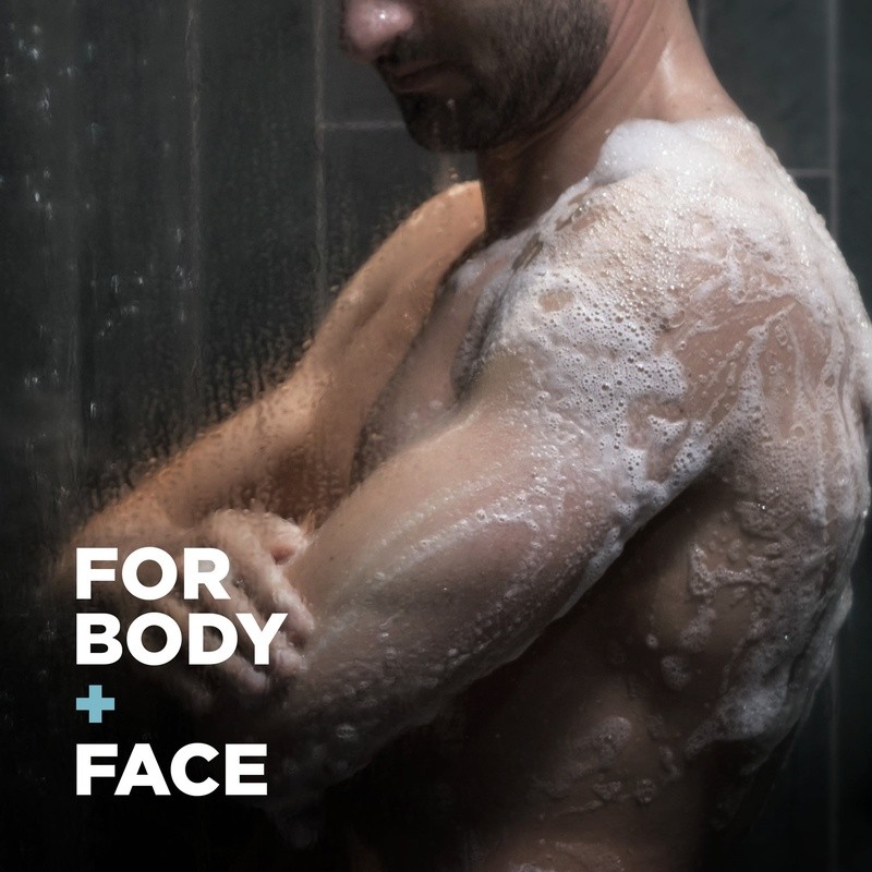 Men Exfoliating Shower Tool Dual Sided Active Clean Scrub Deep Clean 1 Count New