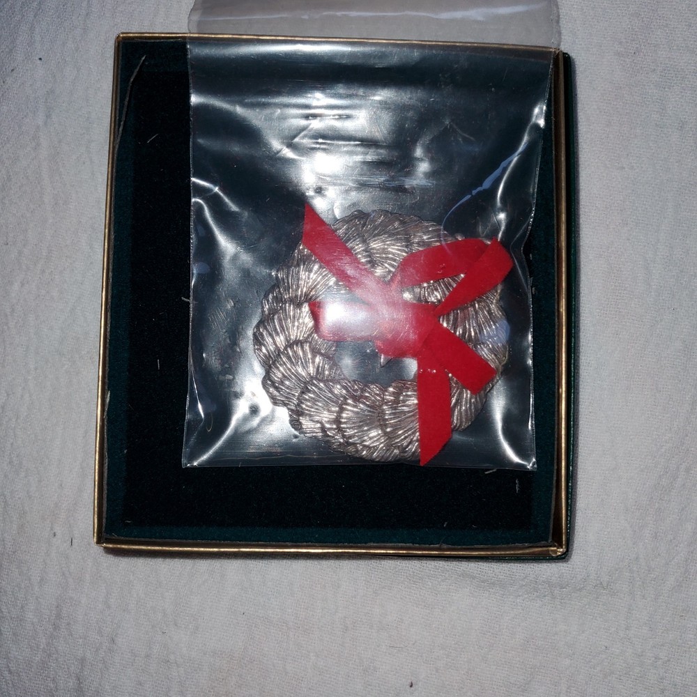 3 Reed & Barton Nutcracker Series Christmas Ornaments- Nutcracker Clara Wreath