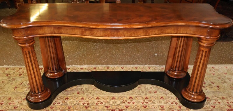 Ralph Lauren Flame Mahogany Neoclassical Server Buffet Sideboard Console Table
