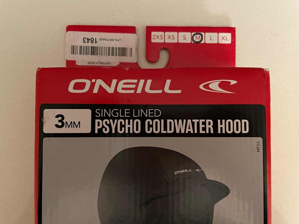 O’Neill Psycho 3mm Cold Water Hood, Medium- New