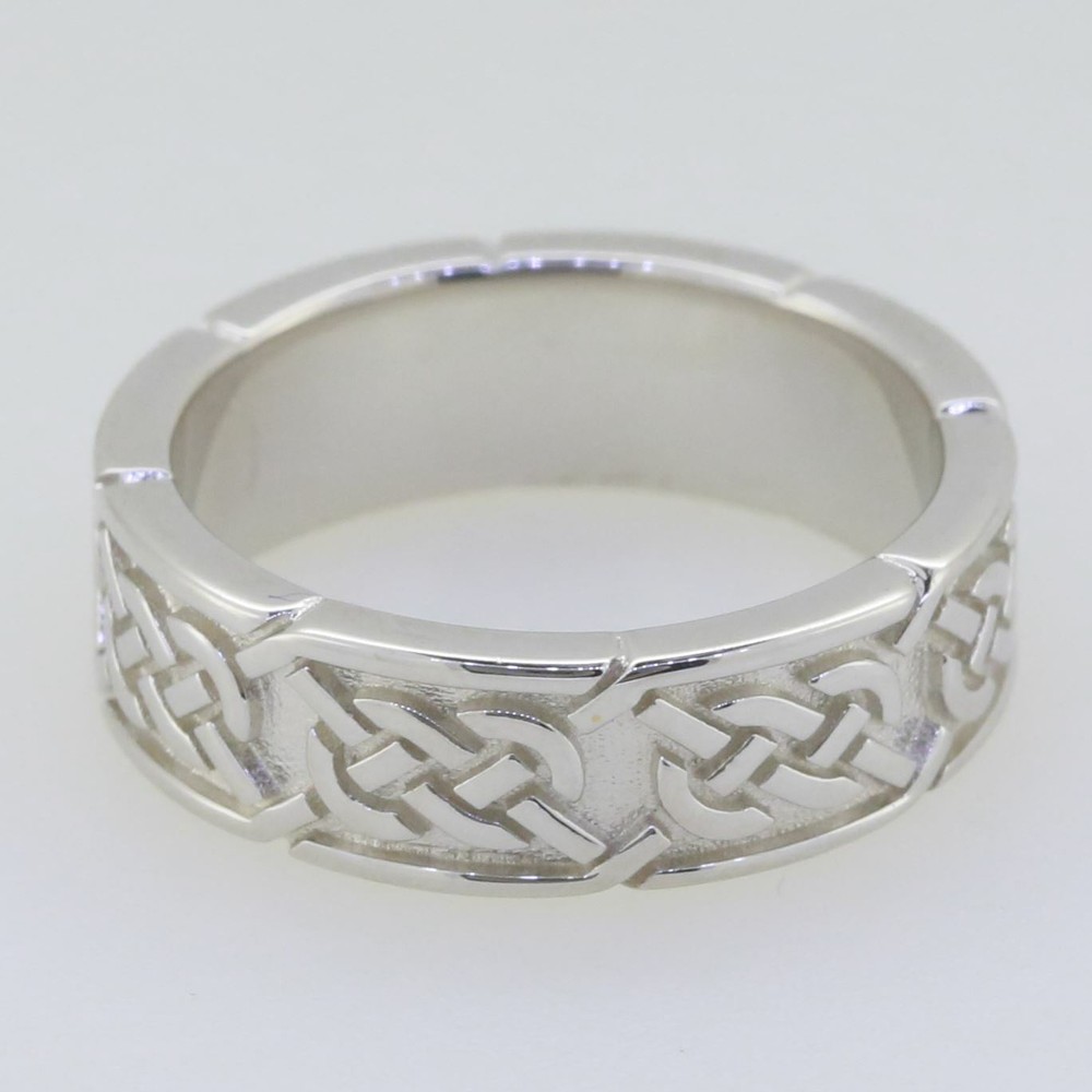 Sterling Silver 6 mm Celtic Knot Band Ring