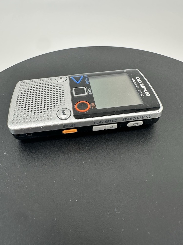 Olympus Note Corder DP-10 Digital Voice Recorder Handheld Speaker TESTED