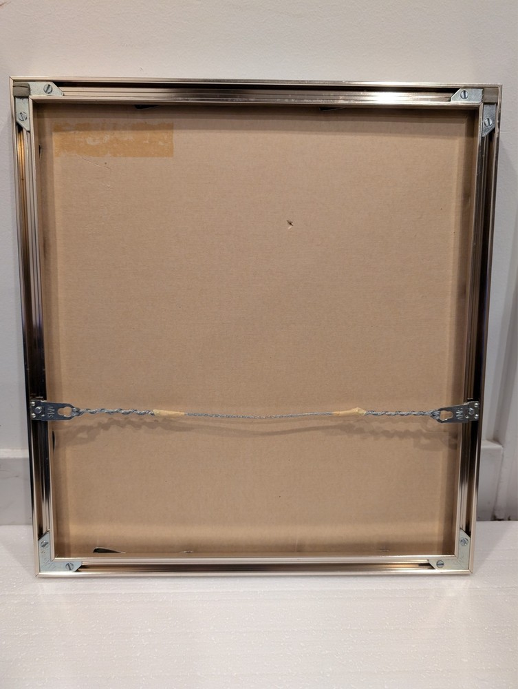 Nortel Framed Microchip Die Artwork – Vintage Telecom ASIC Engineering Display