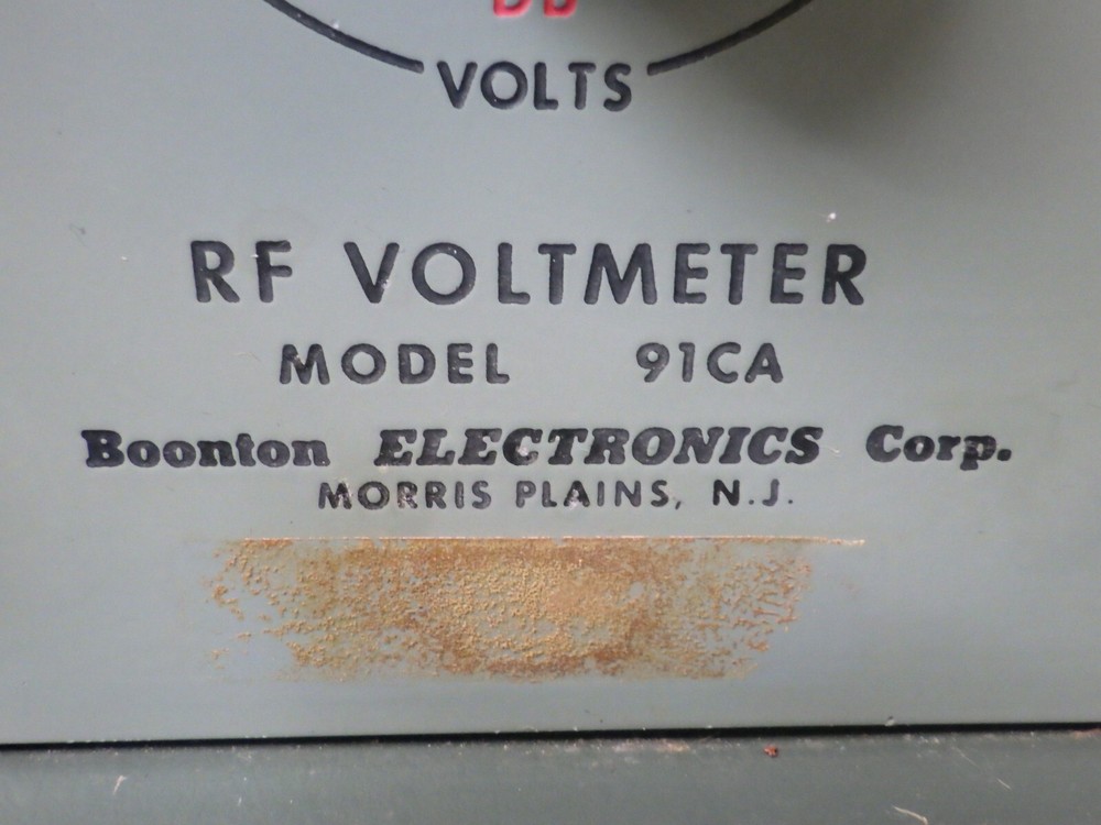 Vintage Boonton 91CA RF Voltmeter, Powers On - UNTESTED