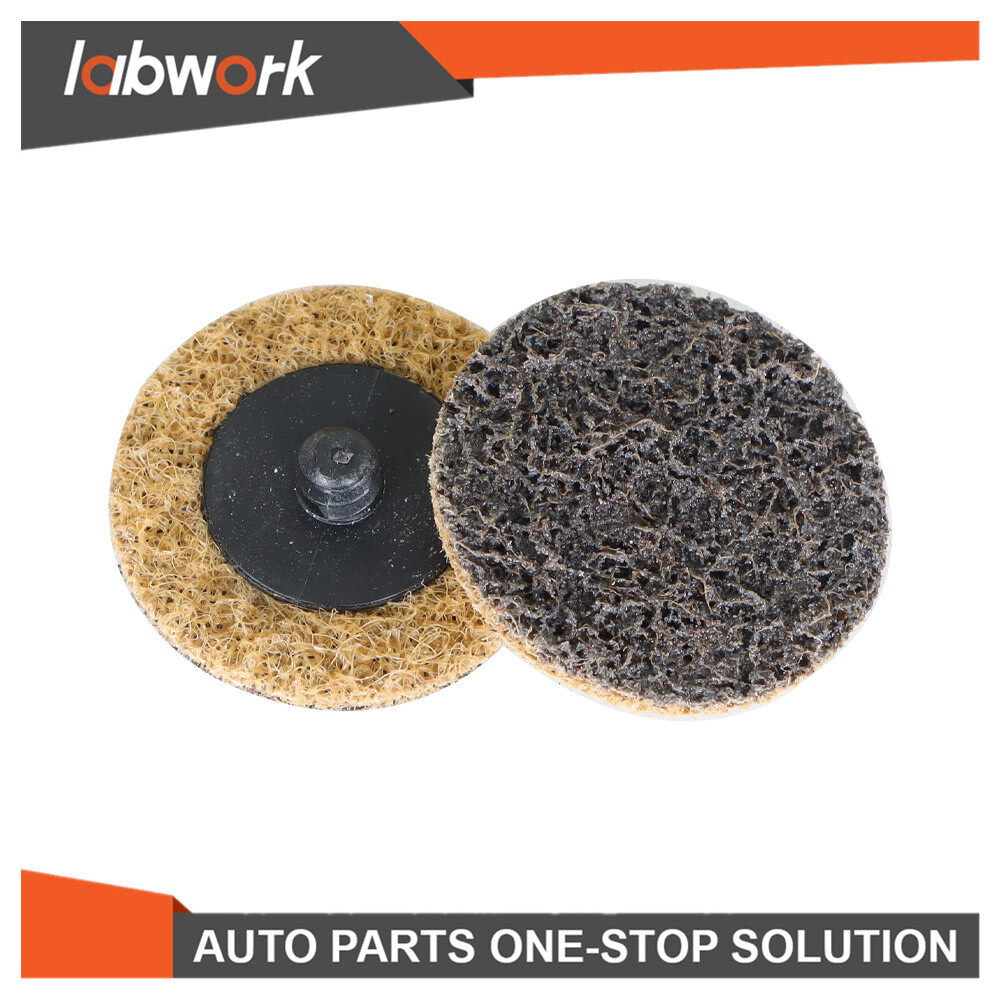 Labwork Coarse Surface Conditioning Discs Roll Lock Grinder Sanding Pad 50Pcs 2"
