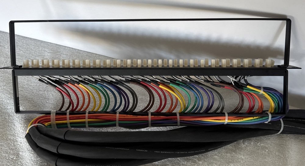 Bittree Patchbay Panel 48 Point #BO-E3FD25M4MIO Audio Visual Pro Grade