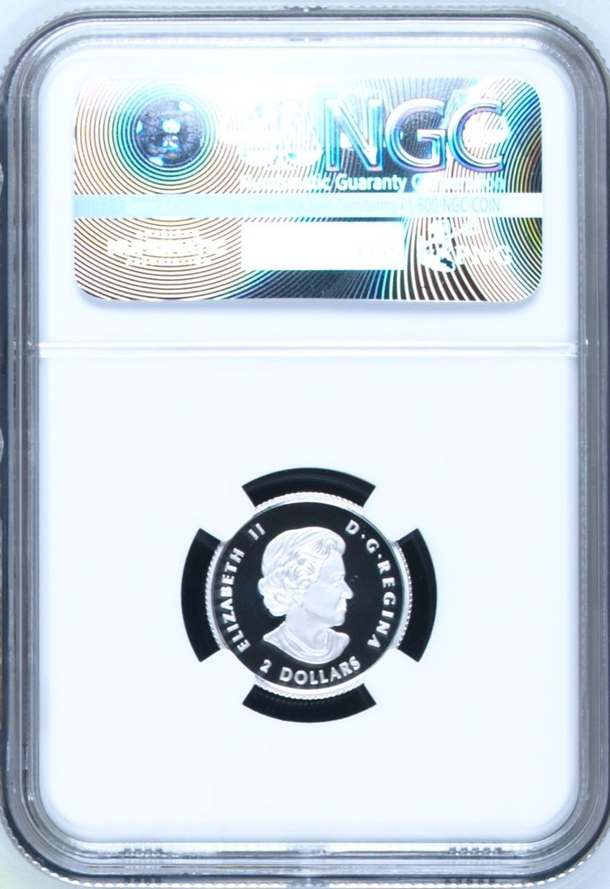 TOP POP 2015 Canada Silver $2 Bald Eagle Proof NGC PF 70