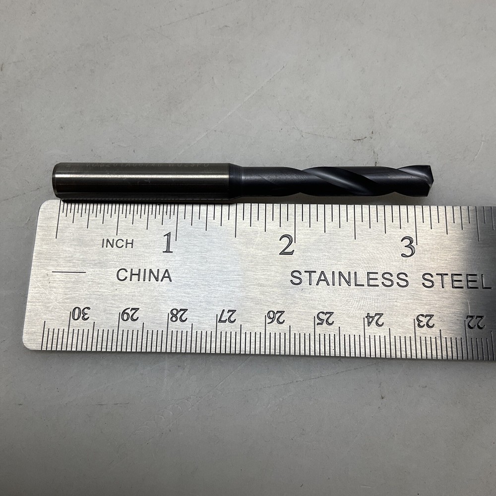 Widia VDS201A06746 Solid Carbide Drill Bit; 3 1/8” Overall Length Fluted