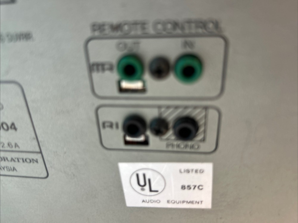 Technics R1 TX-904 Cassette Deck & Remote Control RC-289C