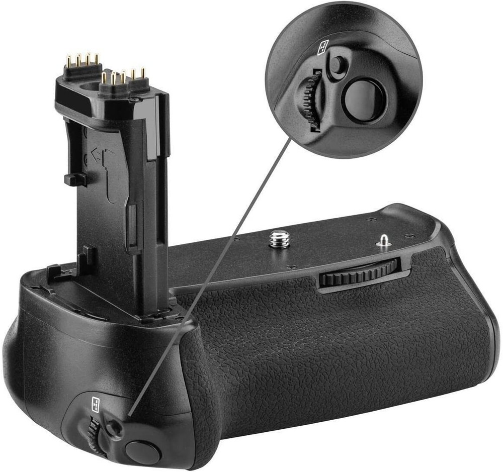 BG-E14 Battery Grip Replacement for Canon EOS 70D, 80D, 90D Digital Cameras