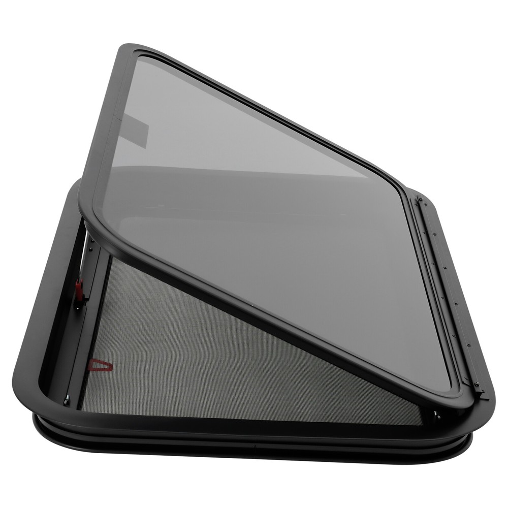 RV Exit Window Push Out Glass Camper Window Venting Window Rectangular 30-40°