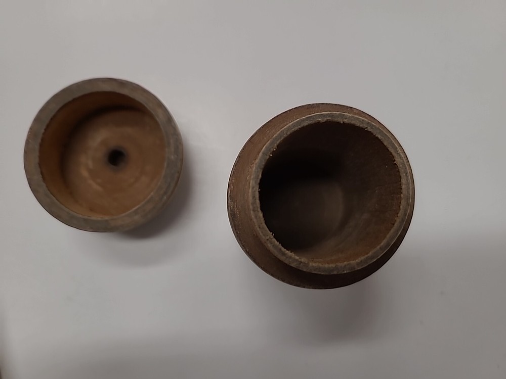 Antique Wood Treen Dice Shaker