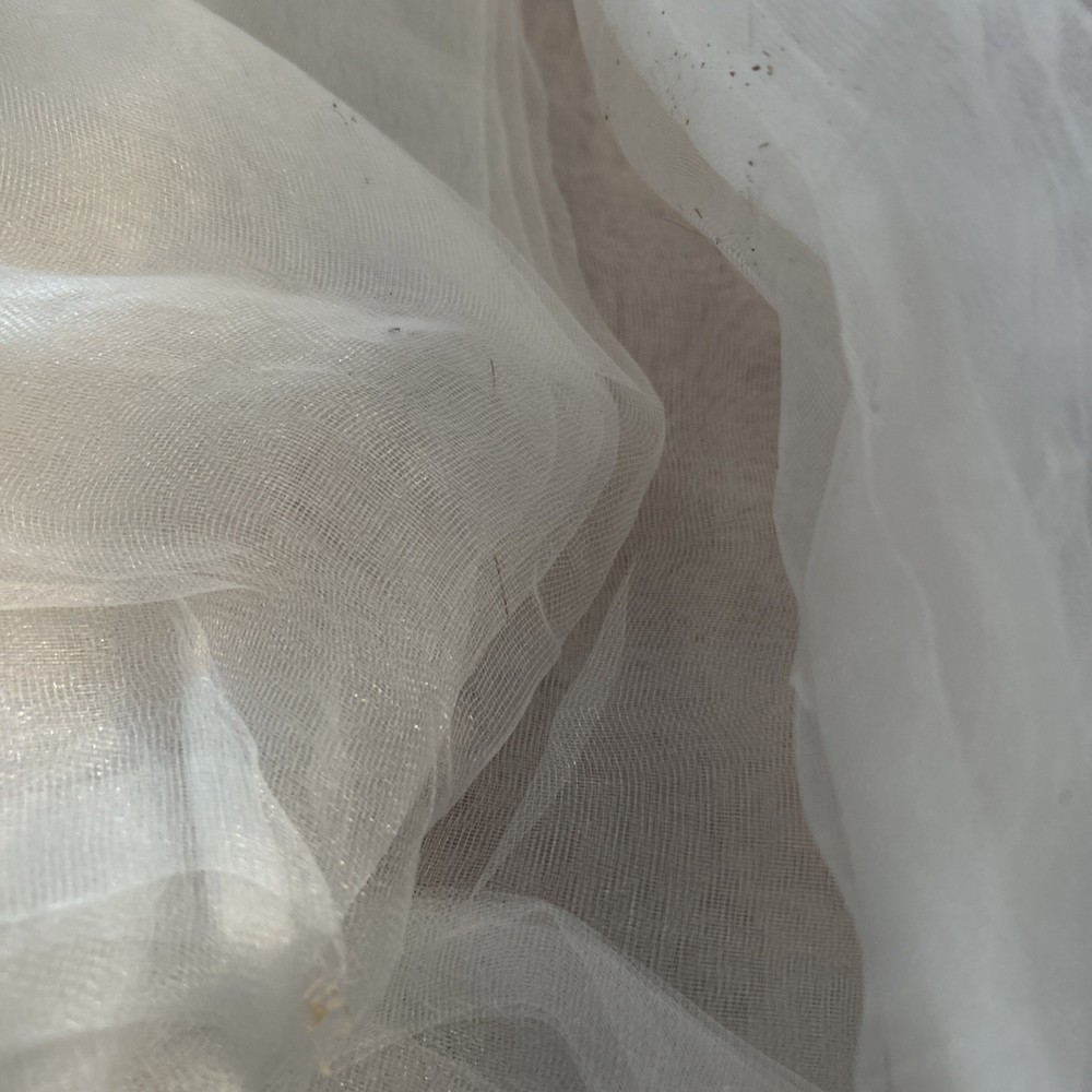 Huge White Fine Netting Mesh 96x180”