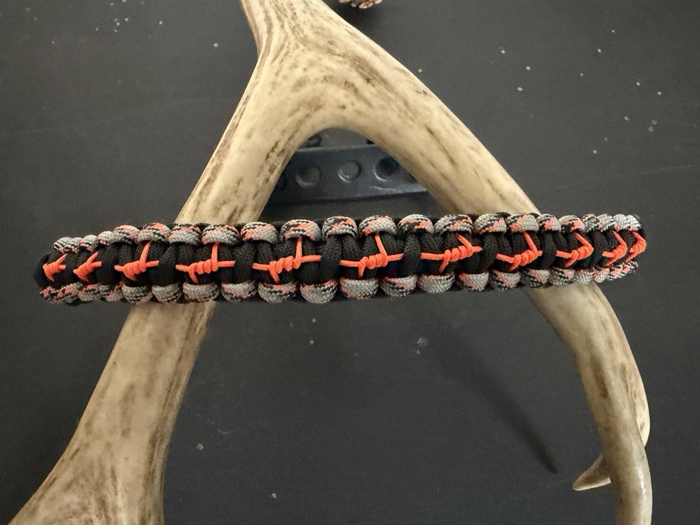 Black, Grey, Orange Bow Wrist Sling