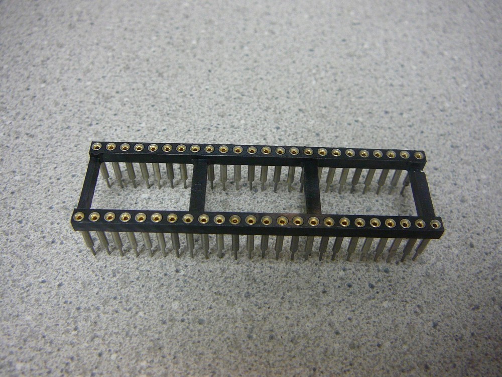 SAMTEC Connector DIP Socket 48-Pos 2.54mm Solder ST Thru-Hole **NEW** 1/PKG