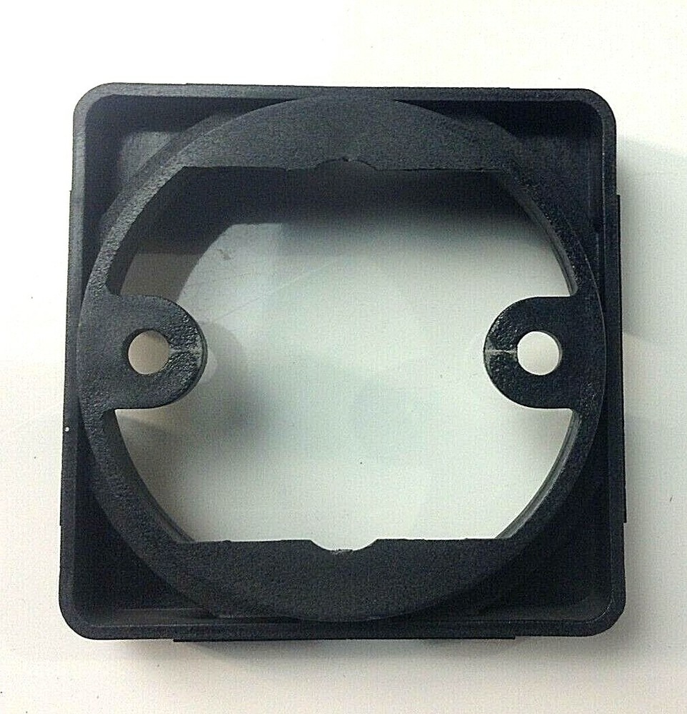 Black Square Mounting Bracket for 2" Round Gauge