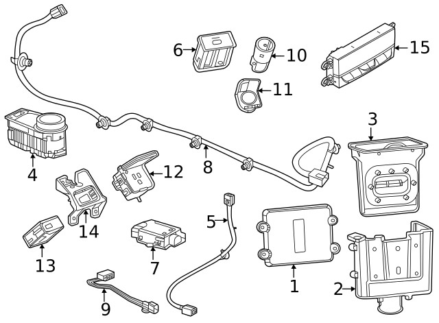 Genuine GM USB Port 13548803