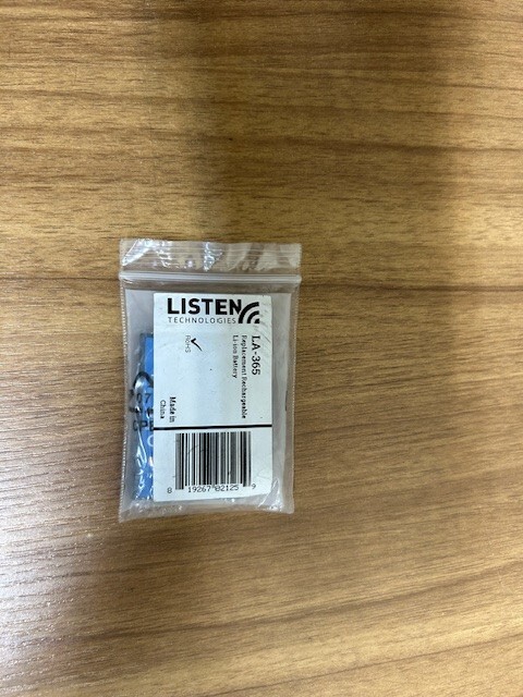 Listen Technologies LA-365 Replacement Rechargeable battery