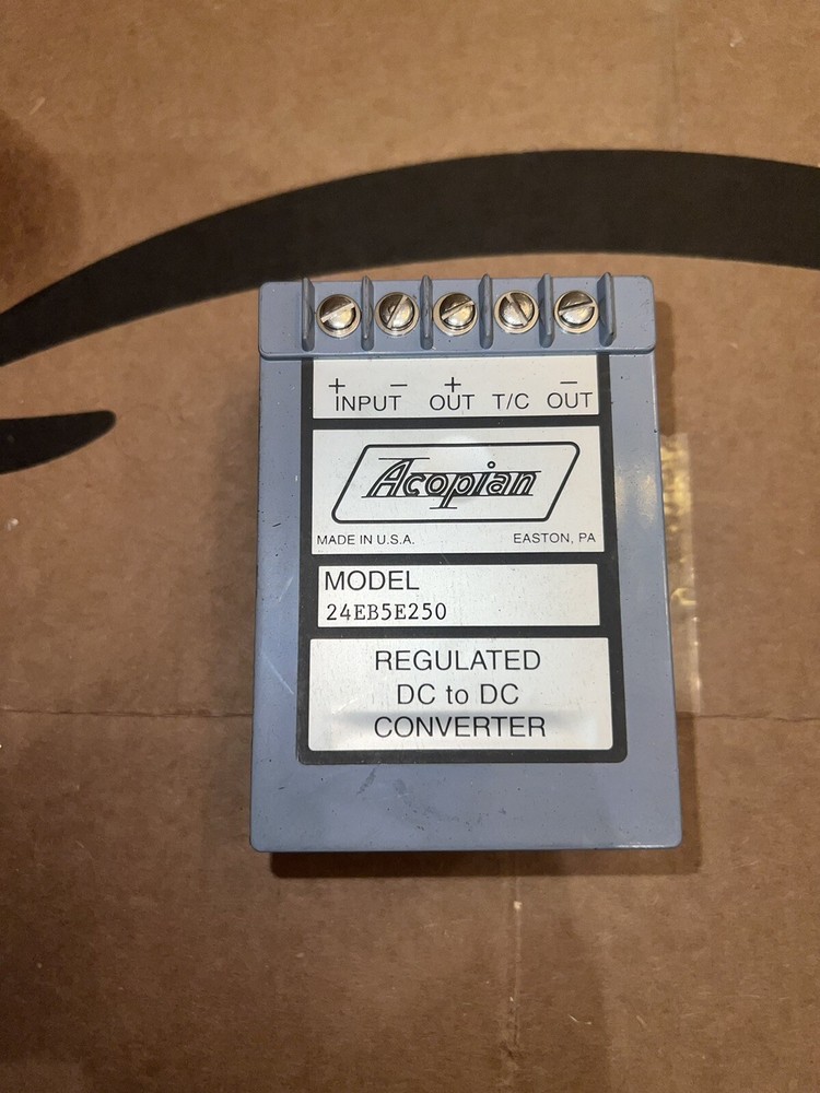 ACOPIAN MODEL 24EB5E250 DC TO DC CONVERTER - nos No Box