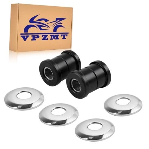 Polyurethane Handlebar Riser Bushings Damper Kit for Harley Big Twin Dyna Black