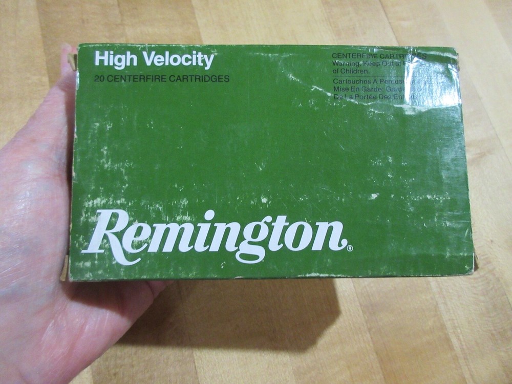 Empty Ammo Box Remington 25-06  with insert (w15) # 36