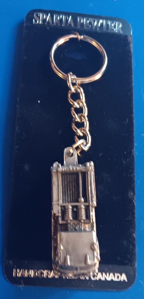 Fire Engine Pewter Key Chain
