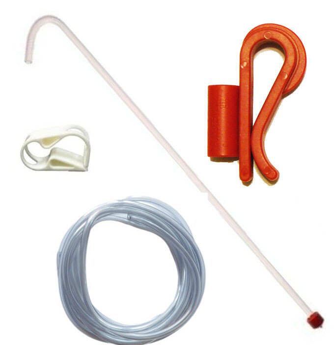 18" Racking Cane Siphon kit w/ Tip, 5' hose, Clamp up to 6 Gal. Carboy Beer Wine