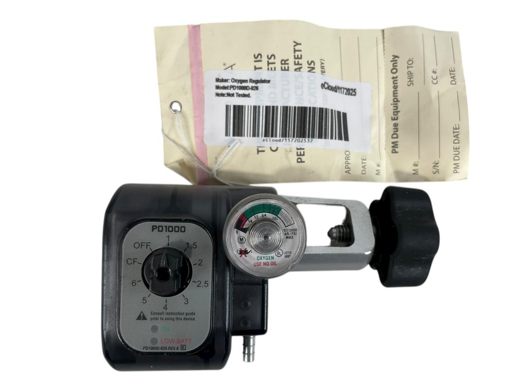 Oxygen Regulator PD1000D-026 REV.A