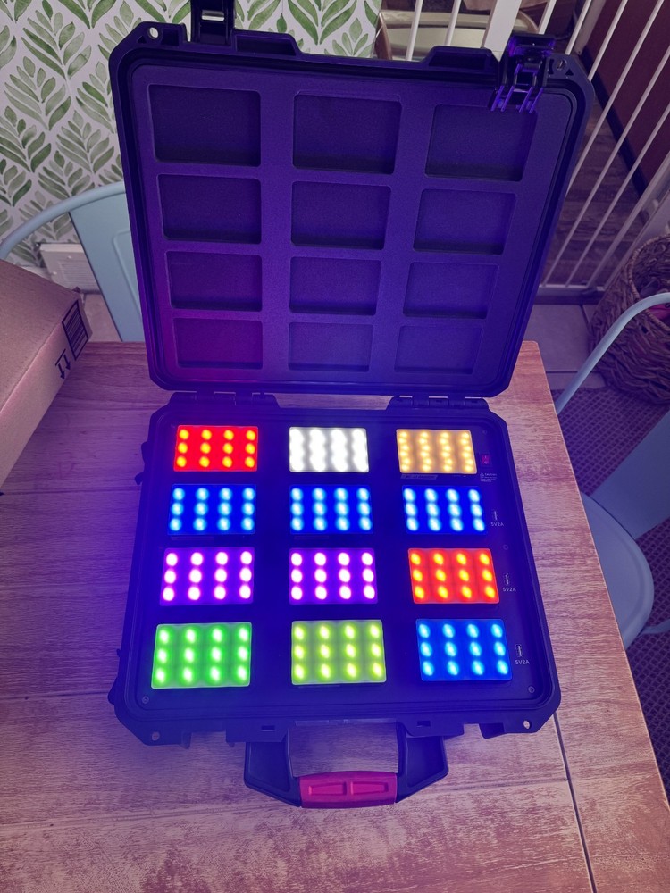 Aputure MC 12-Light Production Kit w/ Charging Case and Accessories