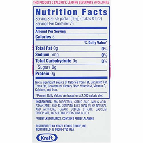 Crystal Light Raspberry Ice Drink Mix (30 On the Go Packets)