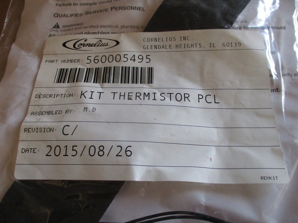*NEW Cornelius 560005495 Thermistor Sensor Kit PCL