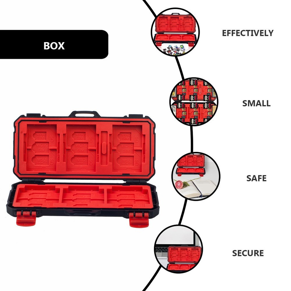 1Pc Professional Storage Case Holder Memory Cards Protective Case