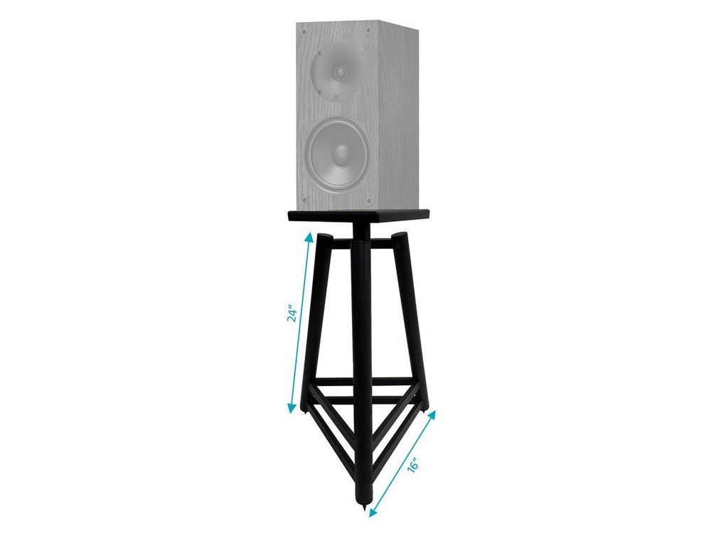 Monolith by Monoprice Easel Style Speaker Stand, 24in (Each)