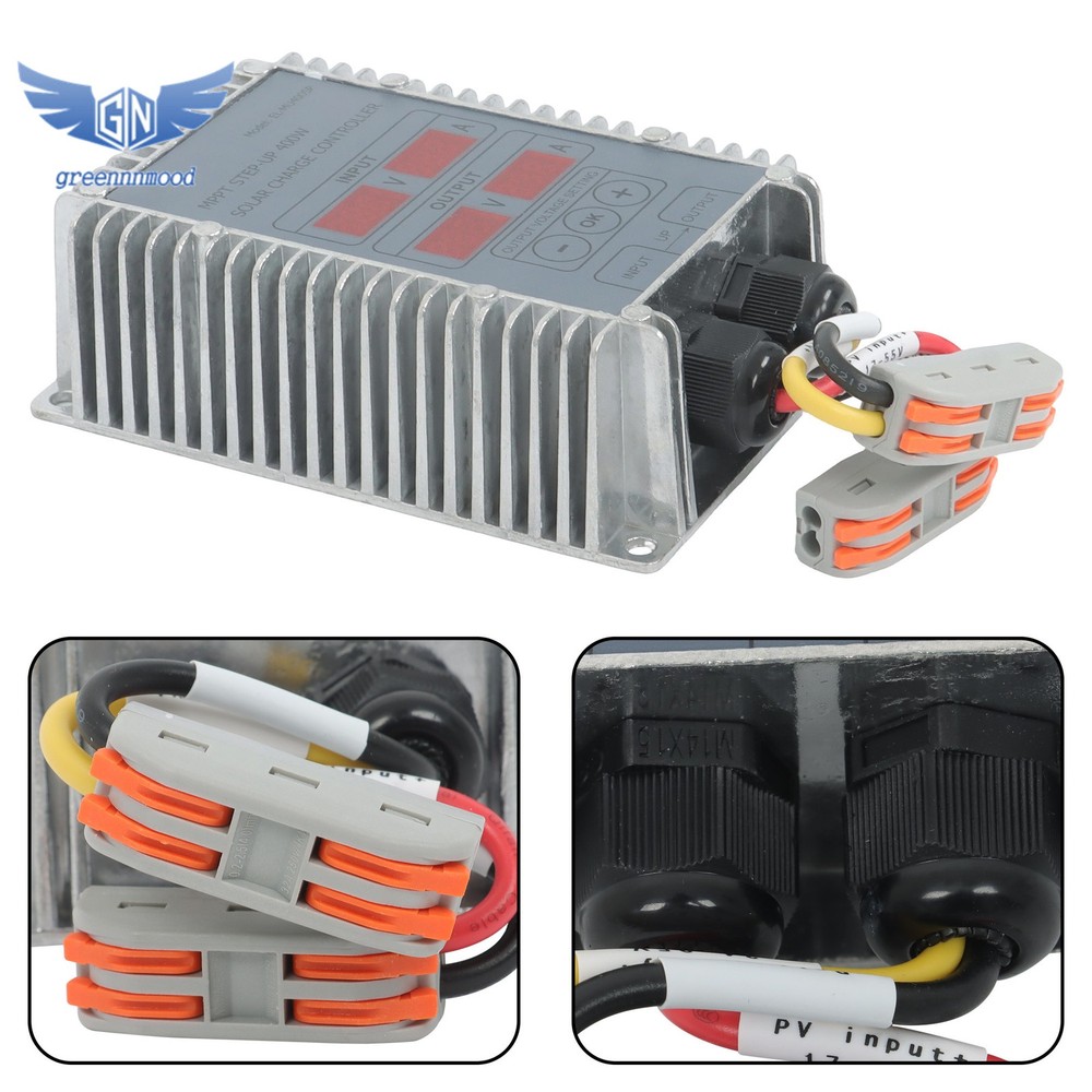Solar Charge Controller Boost MTTP 24‑85V Adjustable Solar Panel Regulator 400W