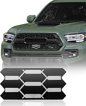 Front Grille Garnish Radar Sensor Cover Replacement Compatible with Grille 2018-