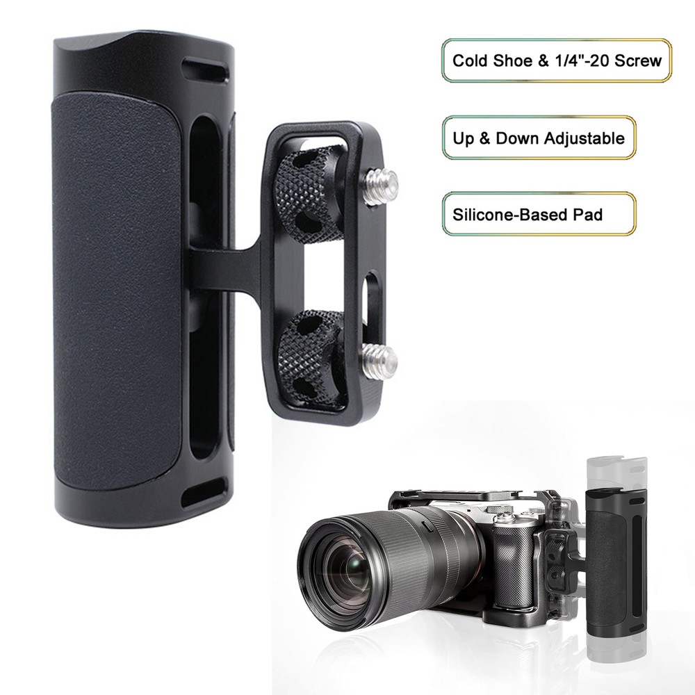 Mini Side Handle Camera Camera Cage Side Handgrip Aluminum Adjustable Hand Grips