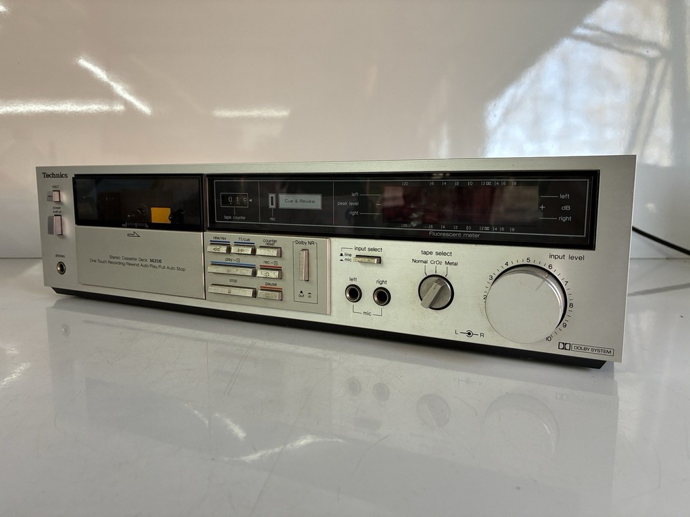 Technics RS-M216 Cassette Tape Deck Read Description