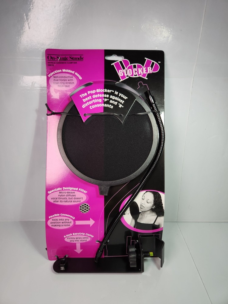 On-Stage Stands Gear Pop Blocker ASVS6-GB