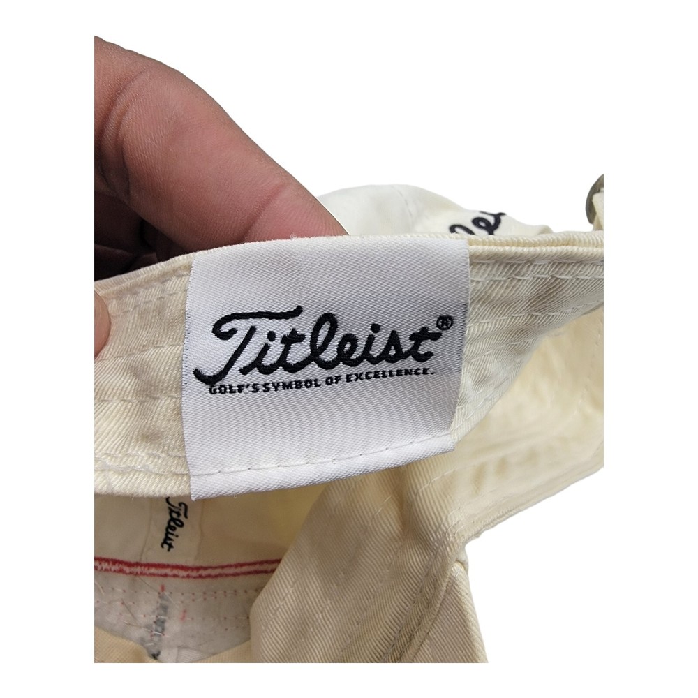 TITLEIST Hat Unisex White Adjustable Golf